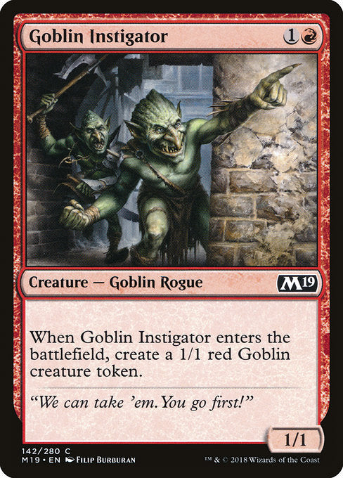 Goblin Instigator [Core Set 2019]