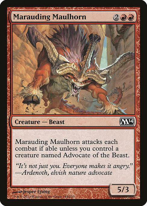 Marauding Maulhorn [Magic 2014]