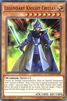 Legendary Knight Critias [Legendary Dragon Decks] [LEDD-ENA08]