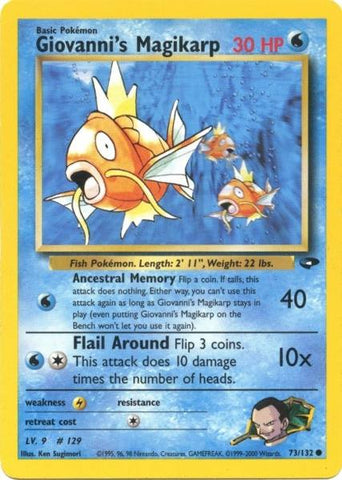 Giovanni's Magikarp (73/132) [Gym Challenge Unlimited]