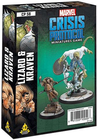 Marvel Crisis Protocol Lizard and Kraven