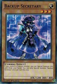 Backup Secretary [Structure Deck: Cyberse Link] [SDCL-EN010]