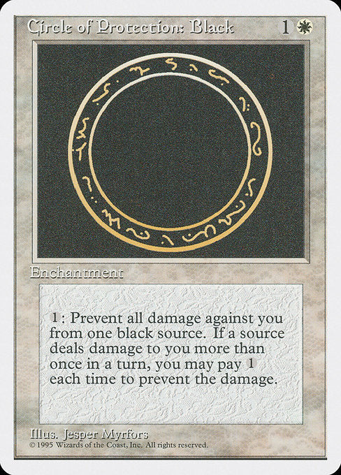 Circle of Protection: Black [Fourth Edition]