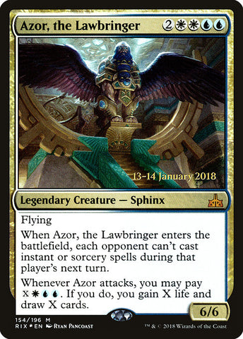 Azor, the Lawbringer [Rivals of Ixalan Promos]
