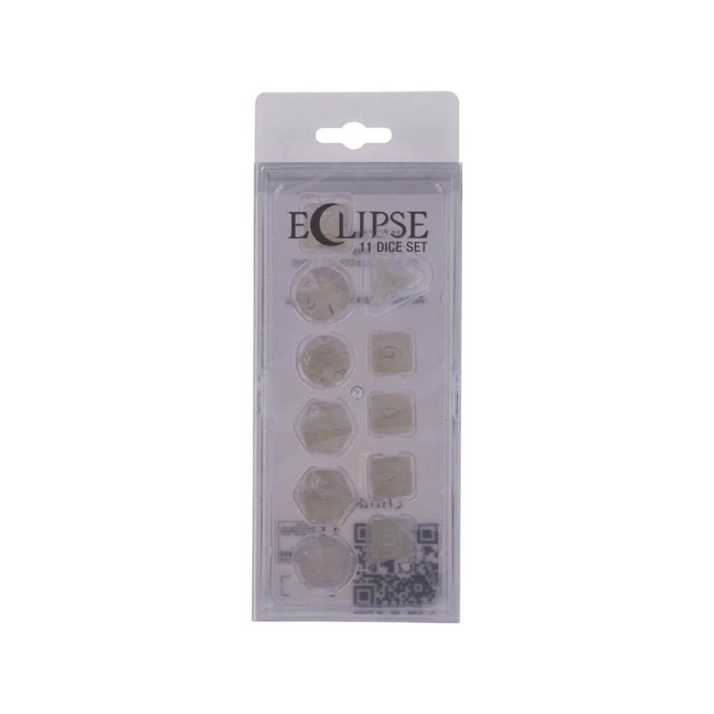 ULTRA PRO Eclipse 11 Dice Set: Arctic White