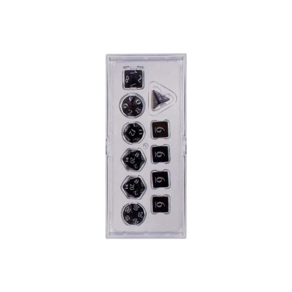 ULTRA PRO Eclipse 11 Dice Set: Jet Black