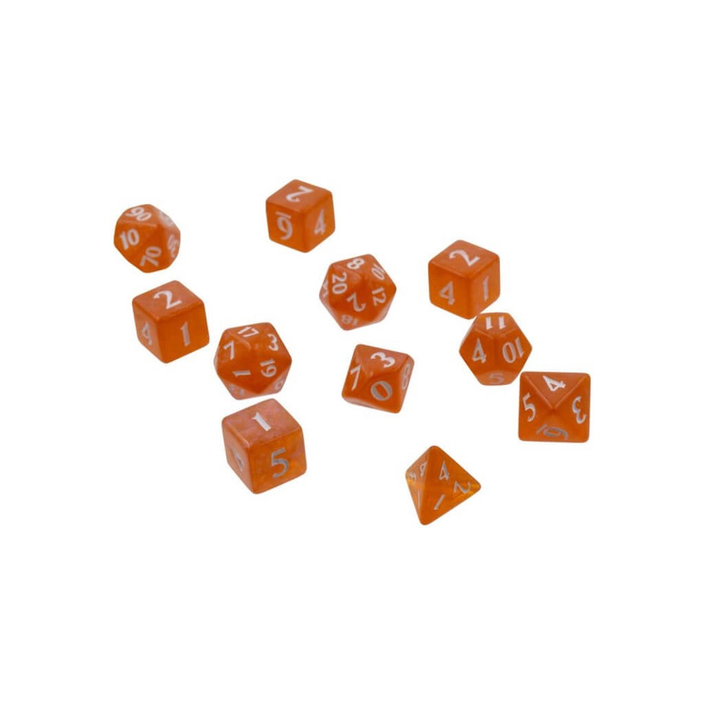 ULTRA PRO Eclipse 11 Dice Set: Pumpkin Orange