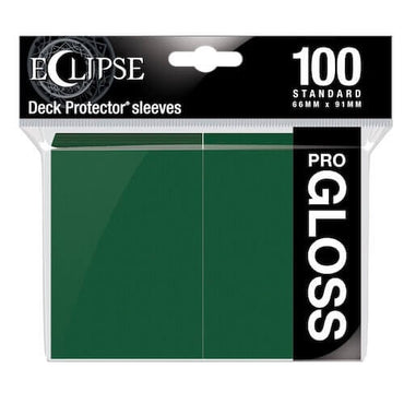 ULTRA PRO Deck Protector Standard - Gloss 100ct Green - Eclipse