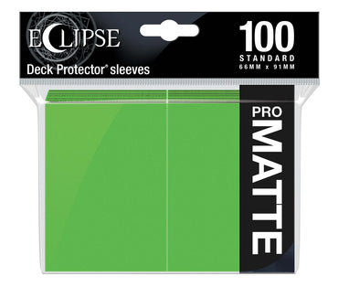 Deck protectors Standard 100ct Pro Matte Eclipse Lime Green