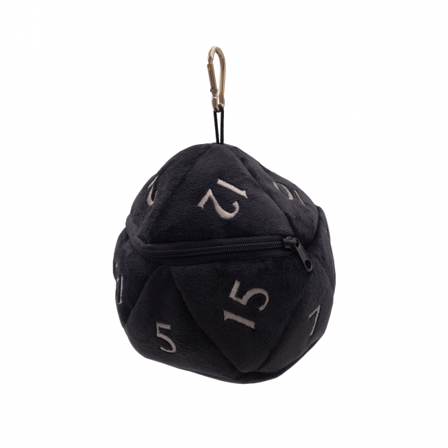 Ultra Pro D20 Plush Dice Bag - Black