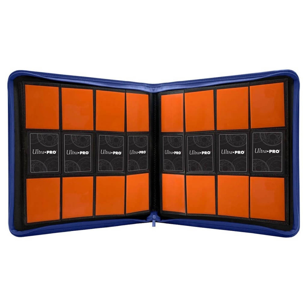 ULTRA PRO Binder - 12 pocket Zippered PRO Binder- Blue