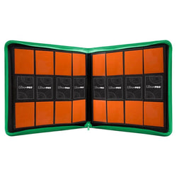 ULTRA PRO Binder - 12 pocket Zippered PRO Binder- Green