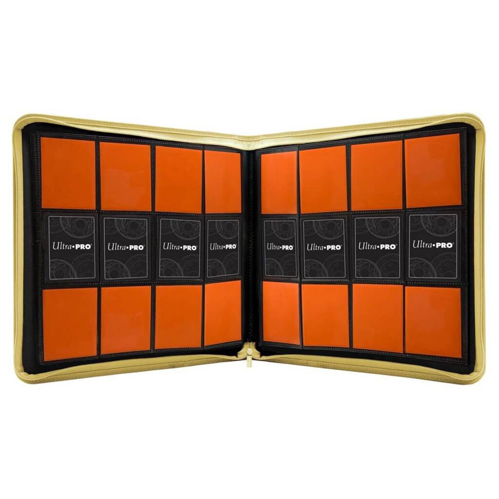 ULTRA PRO Binder - 12 pocket Zippered PRO Binder- Yellow