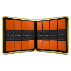 ULTRA PRO Binder - 12 pocket Zippered PRO Binder- Yellow