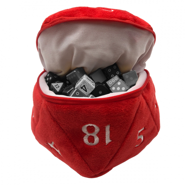 Ultra Pro D20 Plush Dice Bag - Red