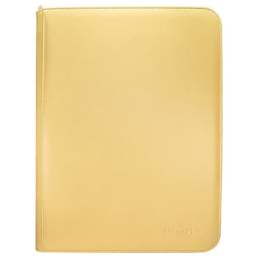 ULTRA PRO Binder - Vivid 9-Pocket Zippered Pro Binder - Yellow