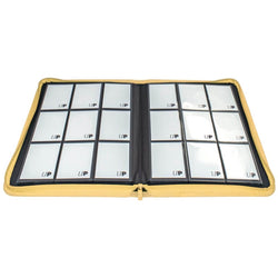 ULTRA PRO Binder - Vivid 9-Pocket Zippered Pro Binder - Yellow