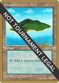 Island (B) - 1996 Michael Loconto (4ED) [World Championship Decks]
