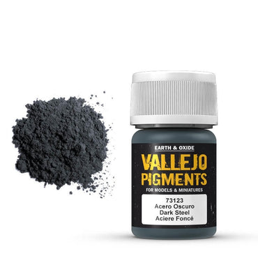 Vallejo 73123 Pigments Dark Steel 30 ml