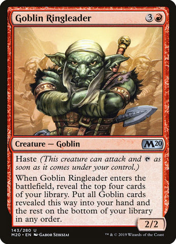 Goblin Ringleader [Core Set 2020]