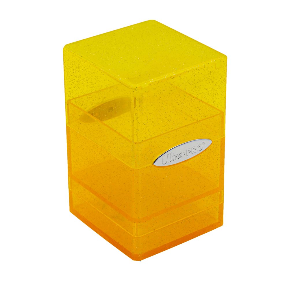 ULTRA PRO Deck Box Satin Tower Glitter - Yellow