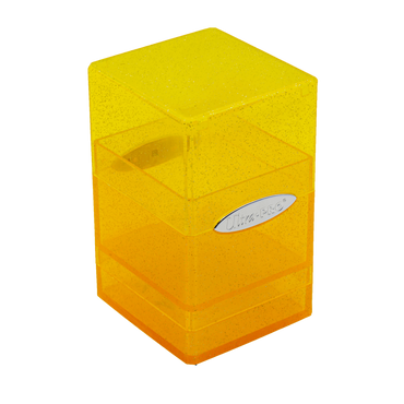 ULTRA PRO Deck Box Satin Tower Glitter - Yellow
