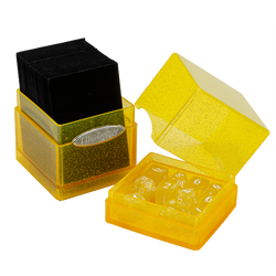 ULTRA PRO Deck Box Satin Tower Glitter - Yellow