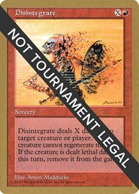 Disintegrate - 1997 Paul McCabe (5ED) [World Championship Decks]