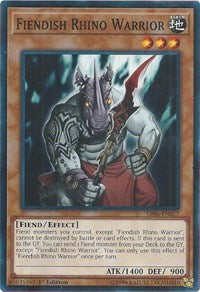 Fiendish Rhino Warrior [Structure Deck: Lair of Darkness] [SR06-EN017]