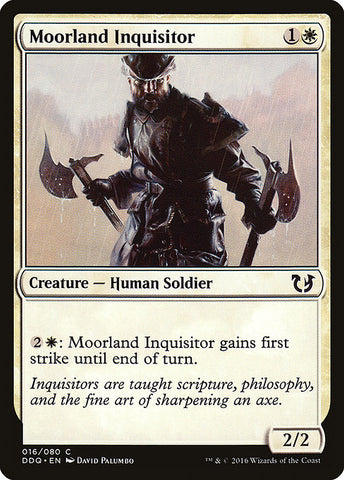Moorland Inquisitor [Duel Decks: Blessed vs. Cursed]