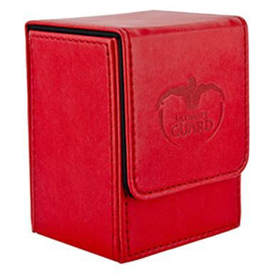 Ultimate Guard Flip Deck Case 100+ Standard Size Red Deck Box