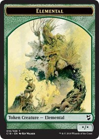 Elemental // Thopter (026) Double-sided Token [Commander 2018]
