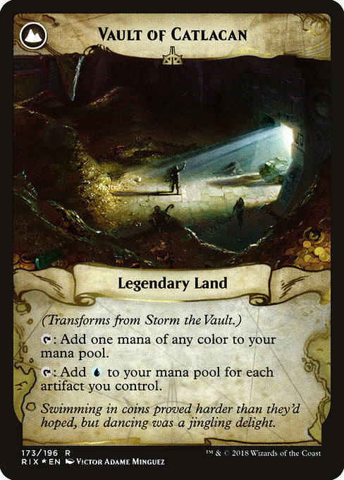 Storm the Vault // Vault of Catlacan [Rivals of Ixalan Promos]