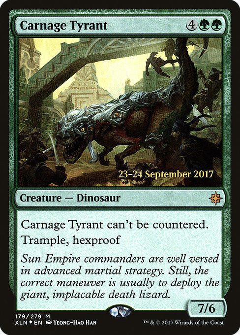 Carnage Tyrant [Ixalan Promos]