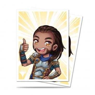 Ultra PRO Chibi Collection Gideon - Good Job! Standard Deck Protector sleeves 100ct for Magic