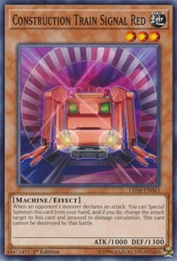 Construction Train Signal Red [Legendary Duelists: Sisters of the Rose] [LED4-EN043]