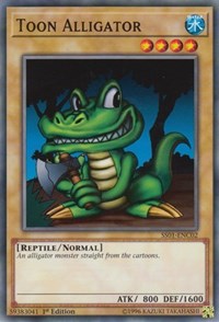 Toon Alligator [Speed Duel Decks: Destiny Masters] [SS01-ENC02]