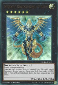 Hieratic Dragon King of Atum [Duel Power] [DUPO-EN092]
