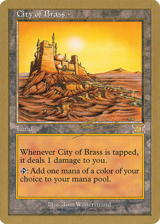 City of Brass - 2000 Nicolas Labarre (6ED) [World Championship Decks 2000]