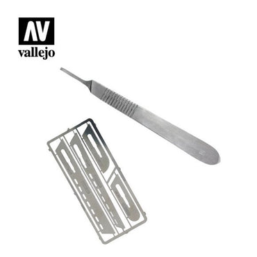 Vallejo Tools Saw set #1 with scalpel handle #4