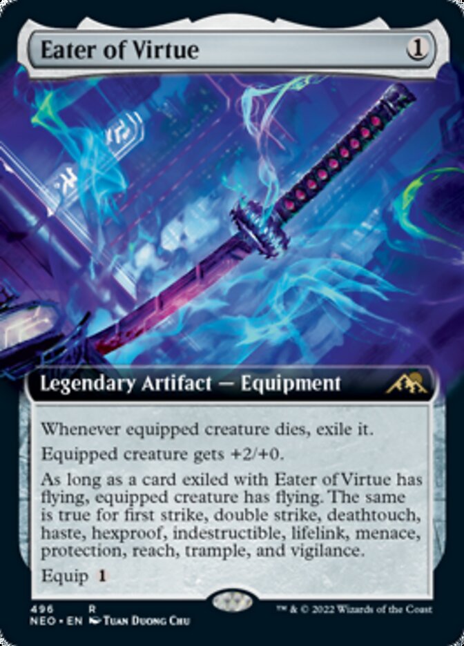 Eater of Virtue (Extended) [Kamigawa: Neon Dynasty]