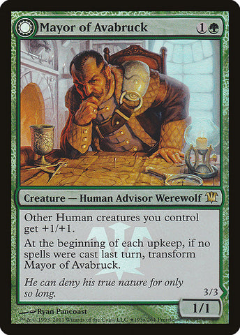 Mayor of Avabruck // Howlpack Alpha [Innistrad Promos]