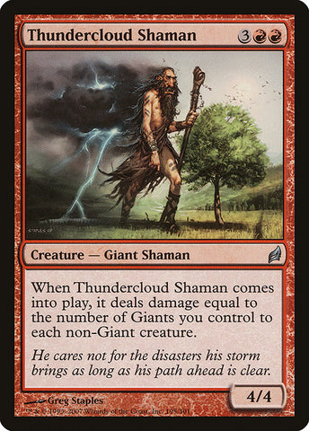 Thundercloud Shaman [Lorwyn]