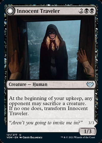 Innocent Traveler // Malicious Invader [Innistrad: Crimson Vow]