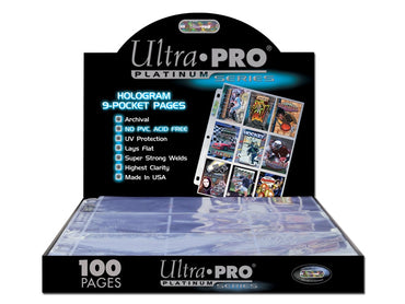 Ultra Pro Hologram 9PKT Pages Box (100)