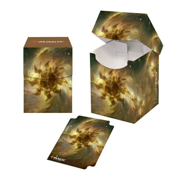 ULTRA PRO Magic: The Gathering - DECK BOX - PRO 100+ Celestial Lands - Plains