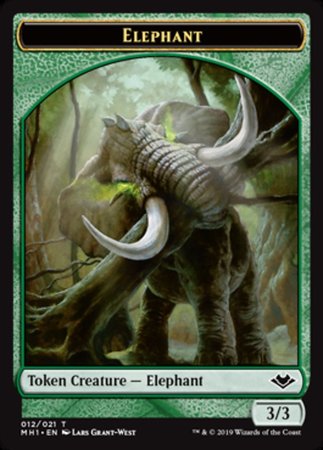 Elephant Token (012) [Modern Horizons Tokens]