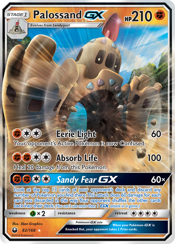 Palossand GX (82/168) [Sun & Moon: Celestial Storm]