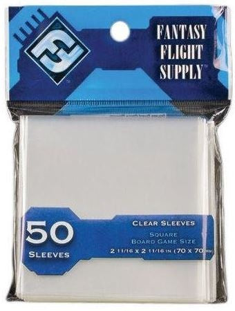 Fantasy Flight Board Game Sleeves Square Card (59mm x 92mm) (50 Sleeves Per Pack)