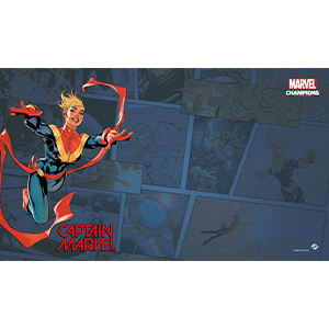 Marvel Champions LCG Captain Marvel Game Mat